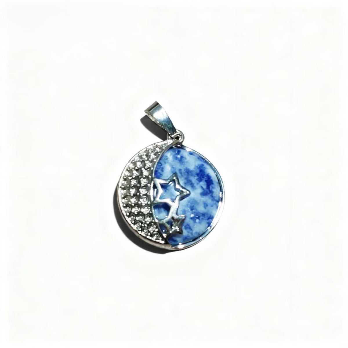 Crystal Star Moon Copper Metal Hollow Disa Bead Pendants Gifts