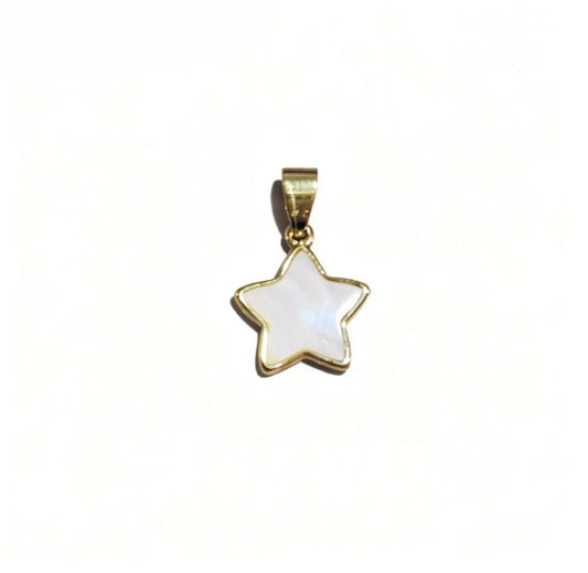 Starlight Pendants ✨ Golden for luck, Mother of Pearl for calm