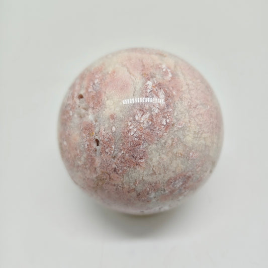 452g natural pink agate sphere ornaments healing