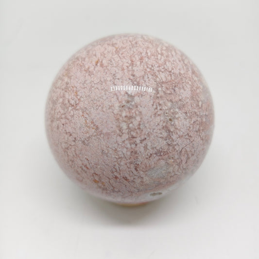 406.5g natural pink agate sphere ornaments healing