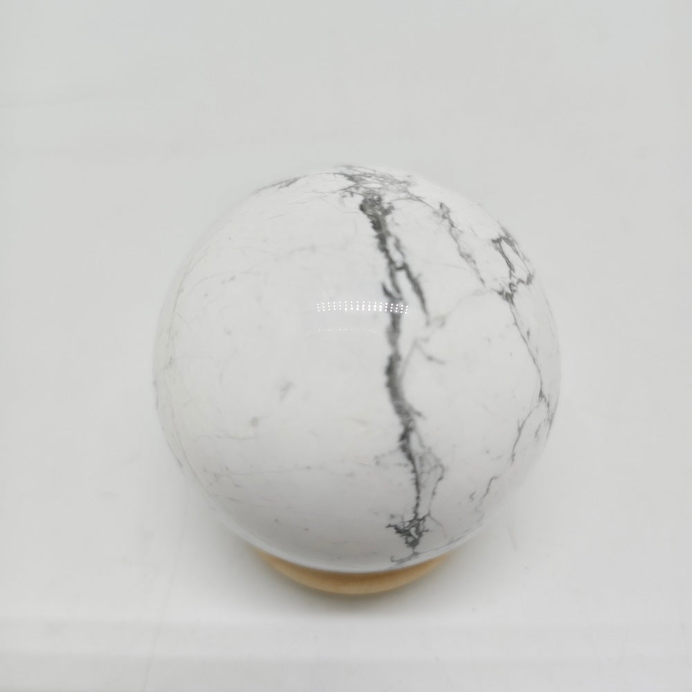 240g natural howlite sphere ornaments healing
