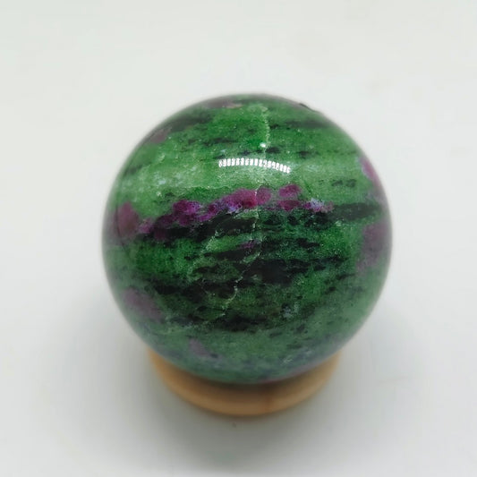 natural ruby in zosite sphere ornaments healing 220g