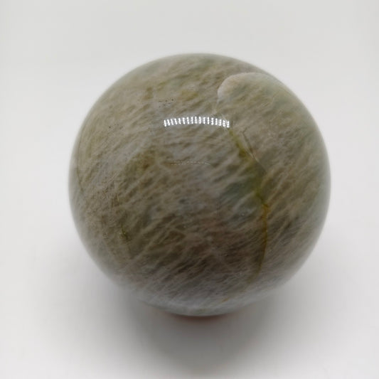 green moonstone sphere ornaments healing 444.6g