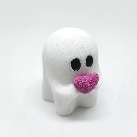 white marble ghost carving ornaments healing 213.7g