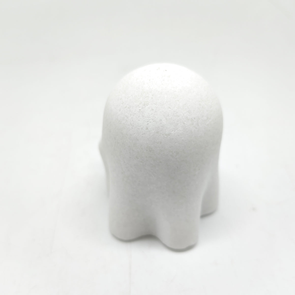 white marble ghost carving ornaments healing 213.7g