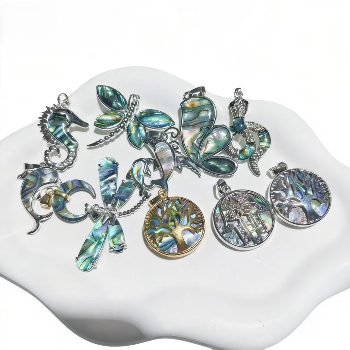 Natural Seashell Pendants Design Necklace Personalized For Women Party Jewelry Gift