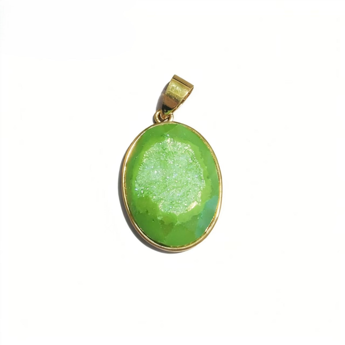 Healing Crystal Oval Pendants, Multi-Stone Gemstone Charms for Necklaces & Bracelets