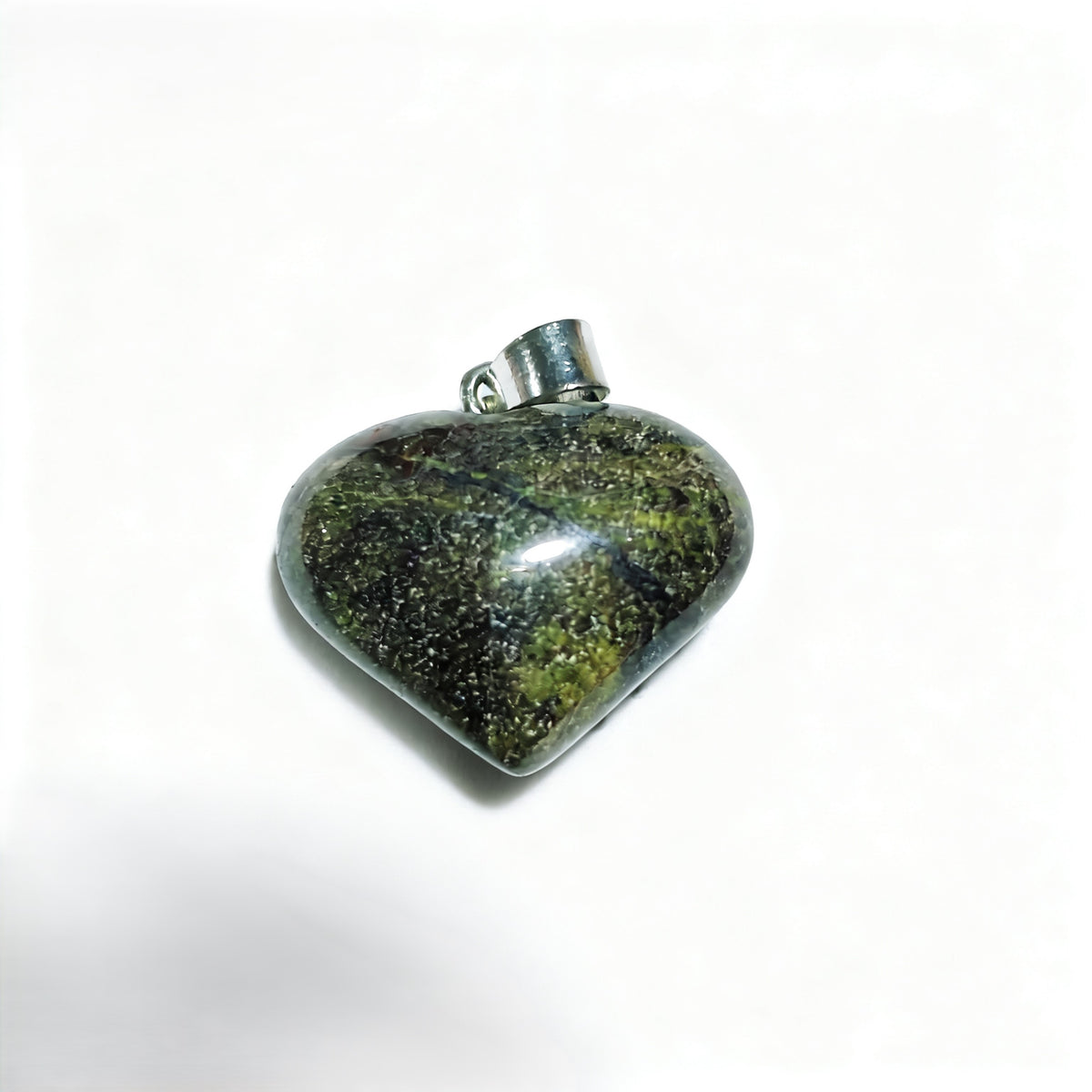 Natural Crystal Heart Shape Pendant, Assorted Gemstone Crescent Charms for Jewelry Making