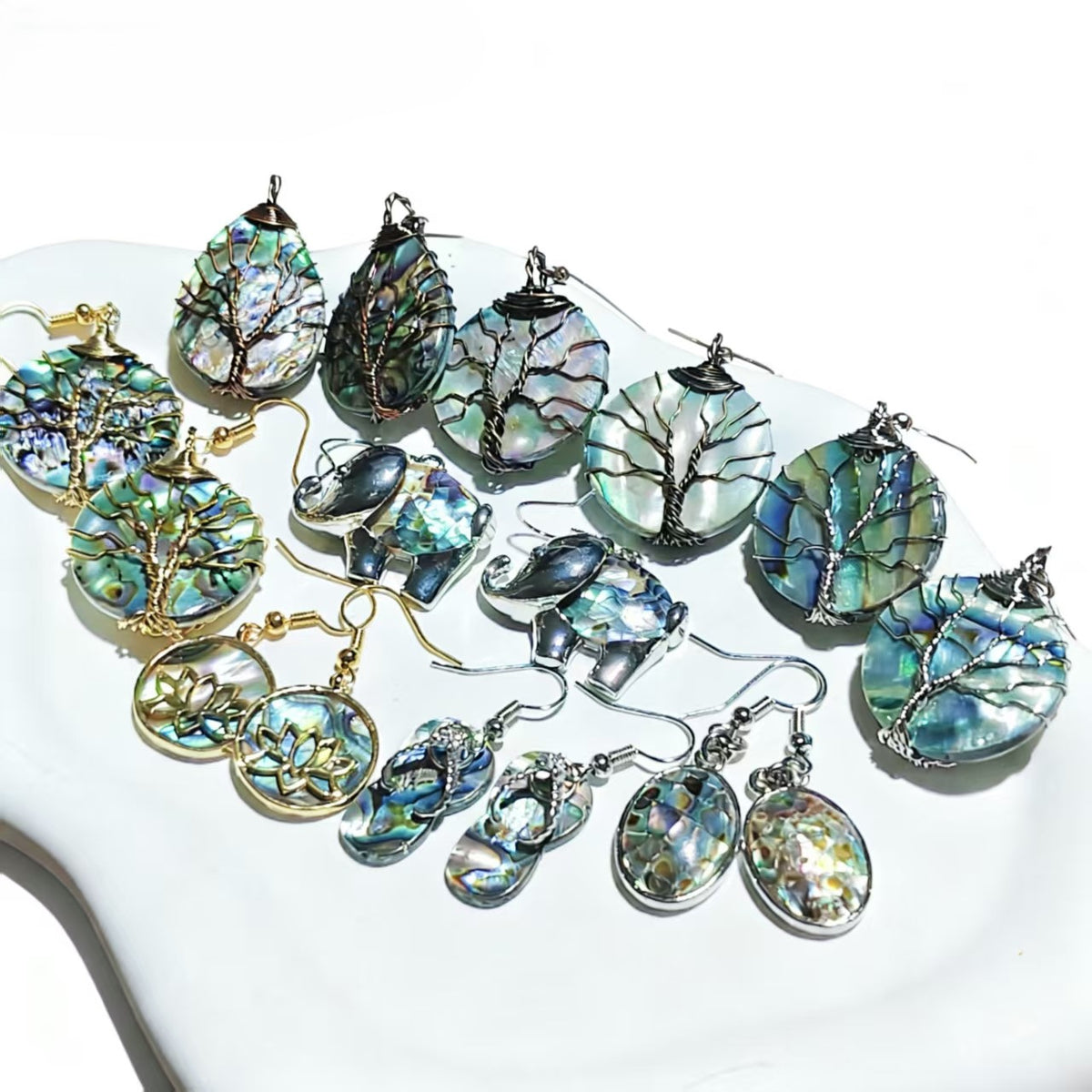 Natural Seashell Earrings Design Personalized For Women Party Gifts