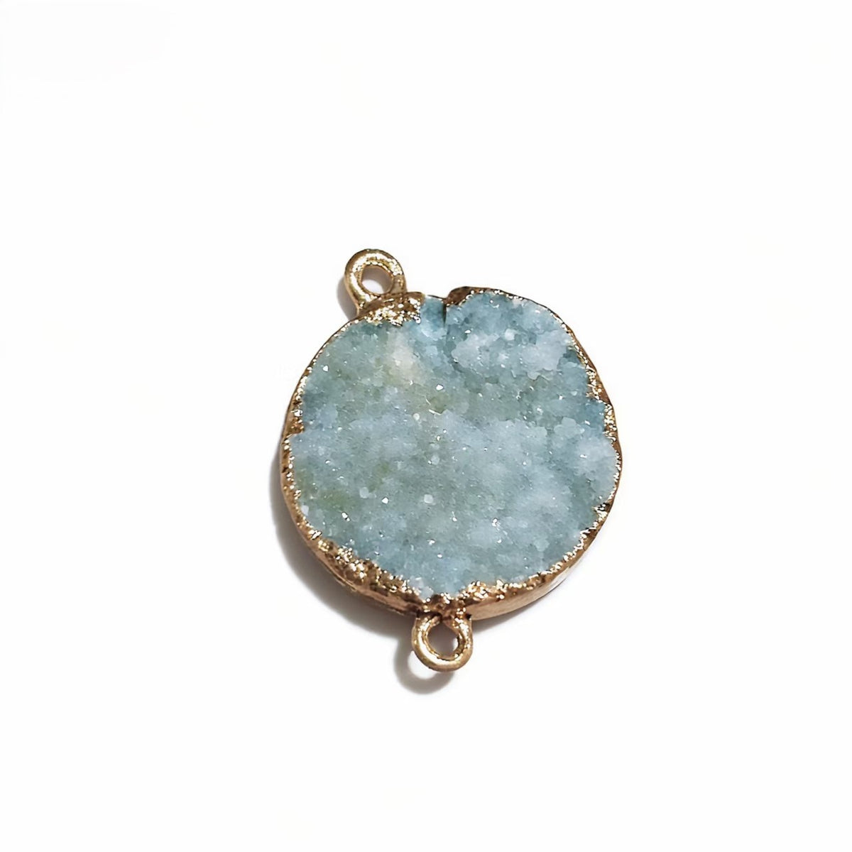 Natural Stone Druzy Agates Pendants for Jewelry Making DIY Necklace