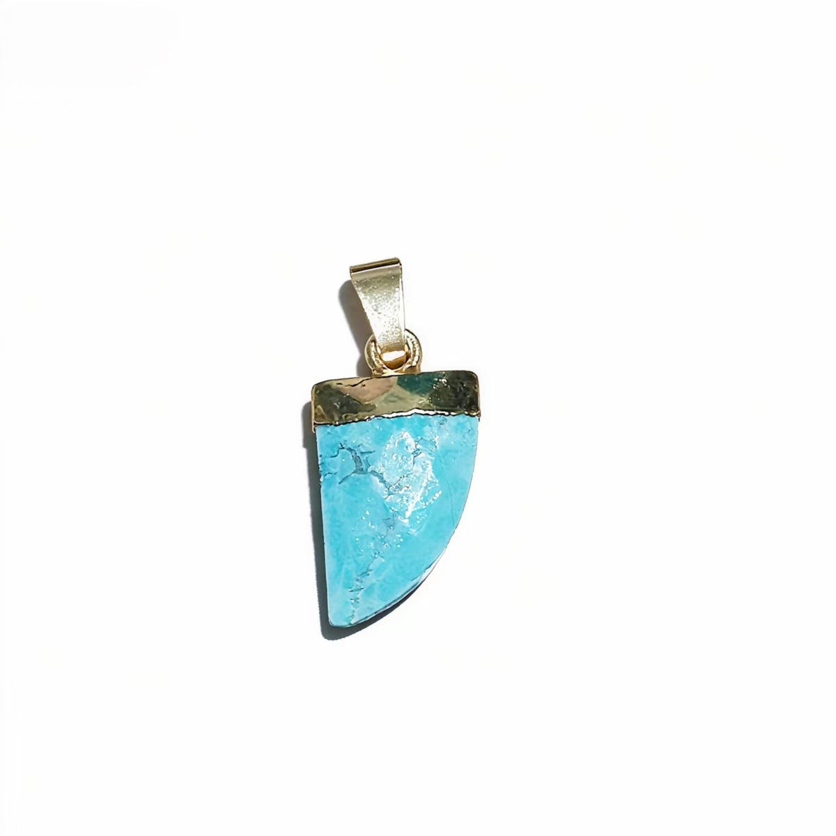 Natural Stone Agates Pendants Knife Shape Charms for DIY Jewelry Making Necklace