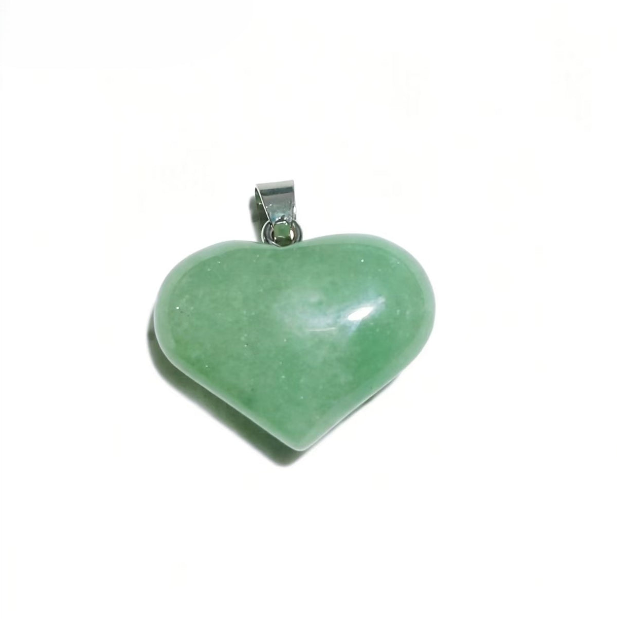 Natural Crystal Heart Shape Pendant, Assorted Gemstone Crescent Charms for Jewelry Making