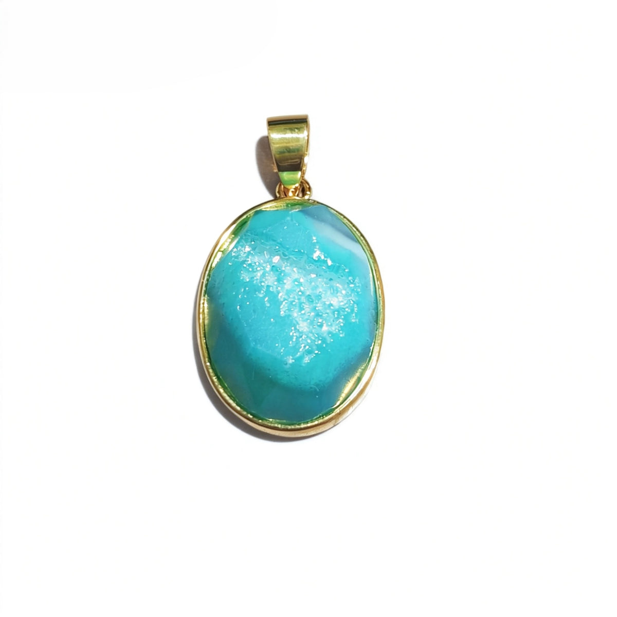 Healing Crystal Oval Pendants, Multi-Stone Gemstone Charms for Necklaces & Bracelets