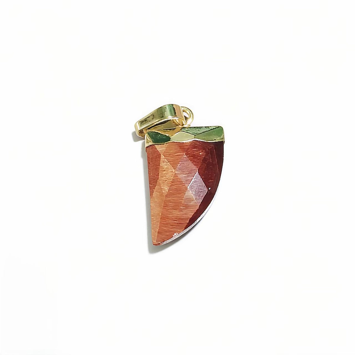 Natural Stone Agates Pendants Knife Shape Charms for DIY Jewelry Making Necklace