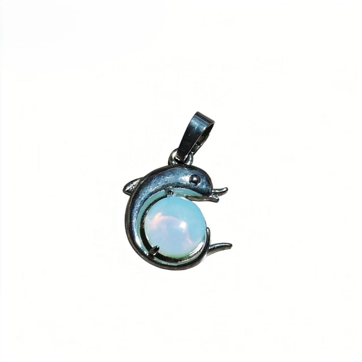 Healing Dolphin Pendants Silver Fashionable Women DIY Jewelry Accessory