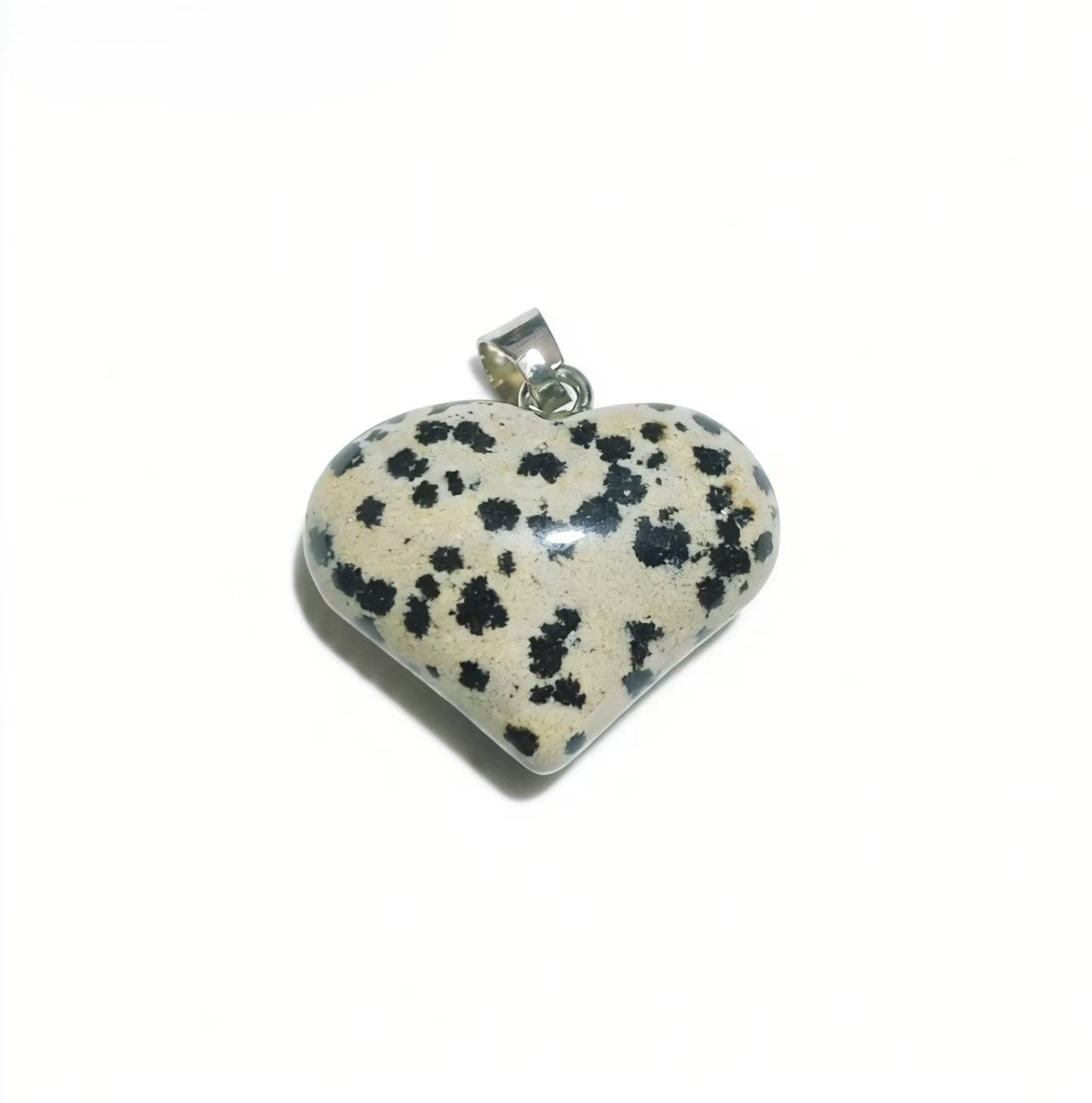 Natural Crystal Heart Shape Pendant, Assorted Gemstone Crescent Charms for Jewelry Making