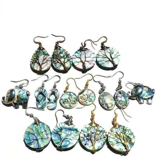 Natural Seashell Earrings Design Personalized For Women Party Gifts