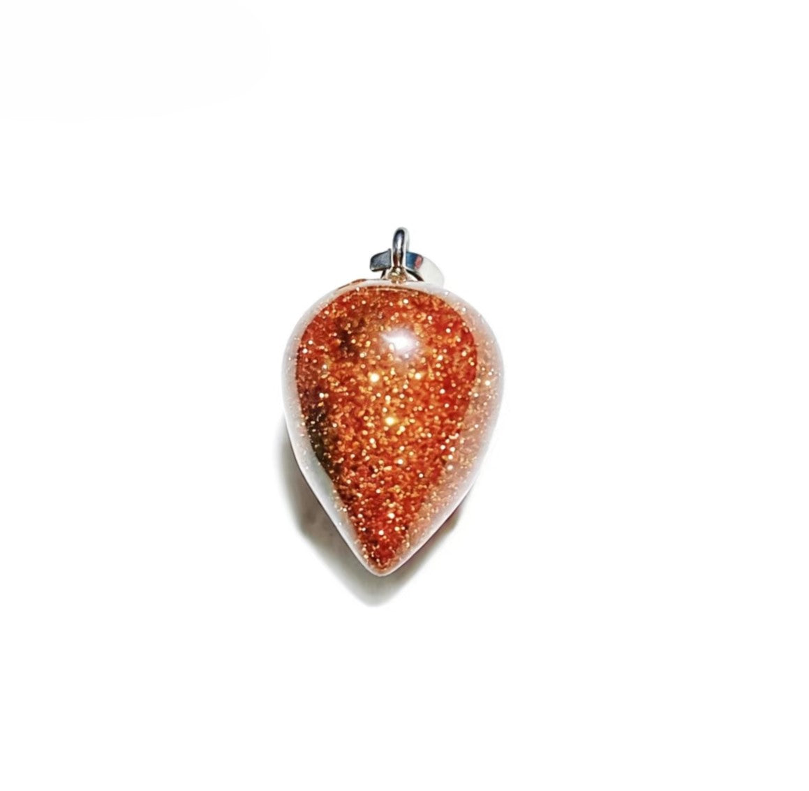 Natural Crystal Water Drop Pendant, Assorted Gemstone Crescent Charms for Jewelry Making