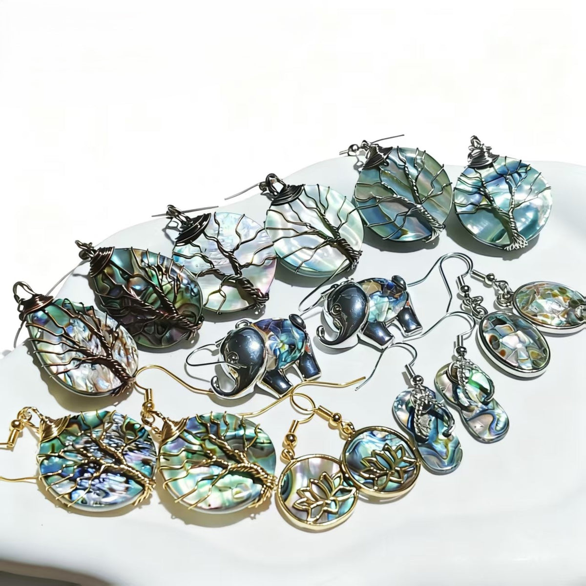 Natural Seashell Earrings Design Personalized For Women Party Gifts