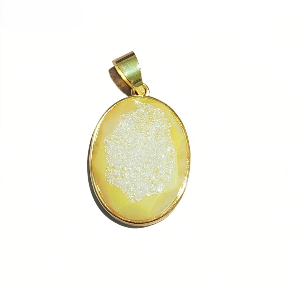 Healing Crystal Oval Pendants, Multi-Stone Gemstone Charms for Necklaces & Bracelets