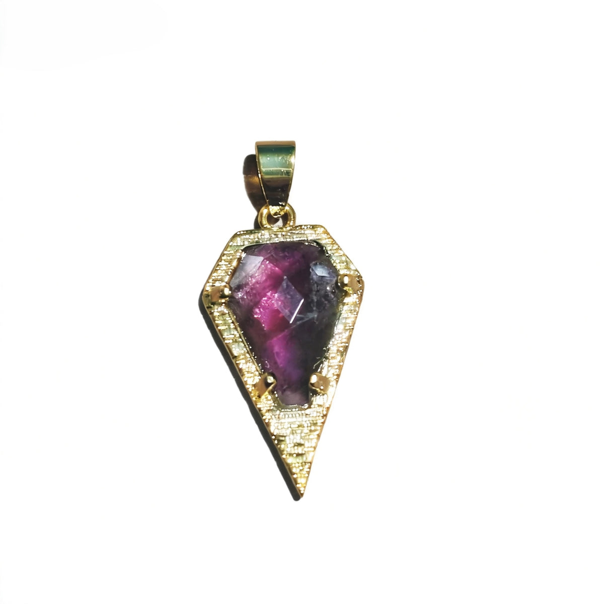 Healing Crystal Arrowhead Pendants, Multi-Stone Gemstone Charms for Necklaces & Bracelets