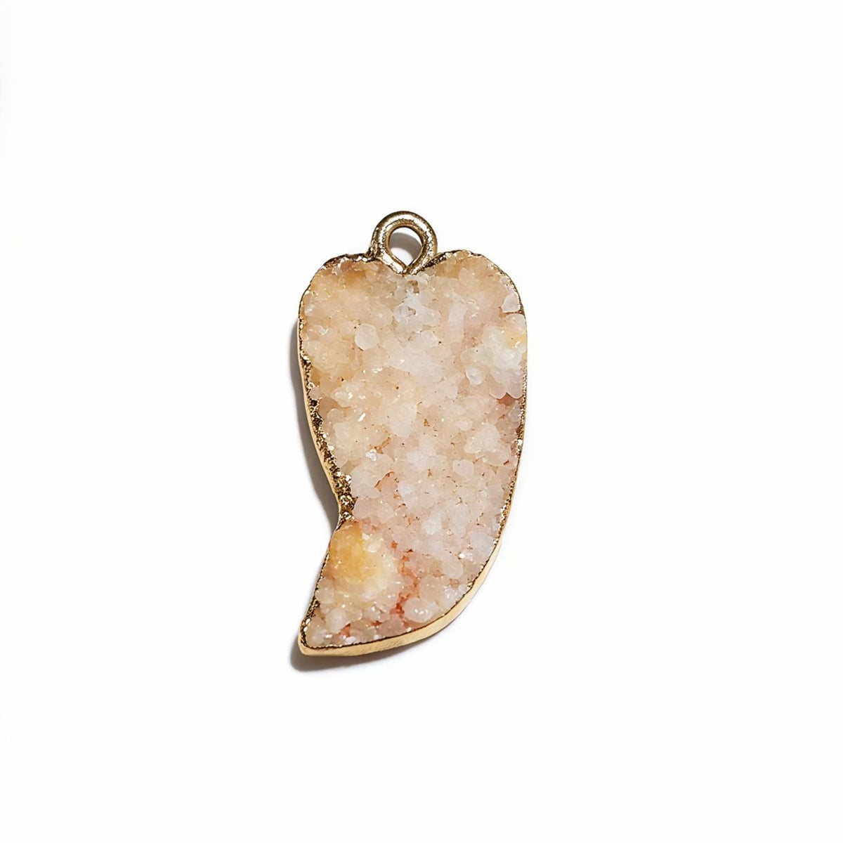Natural Stone Druzy Agates Pendants for Jewelry Making DIY Necklace