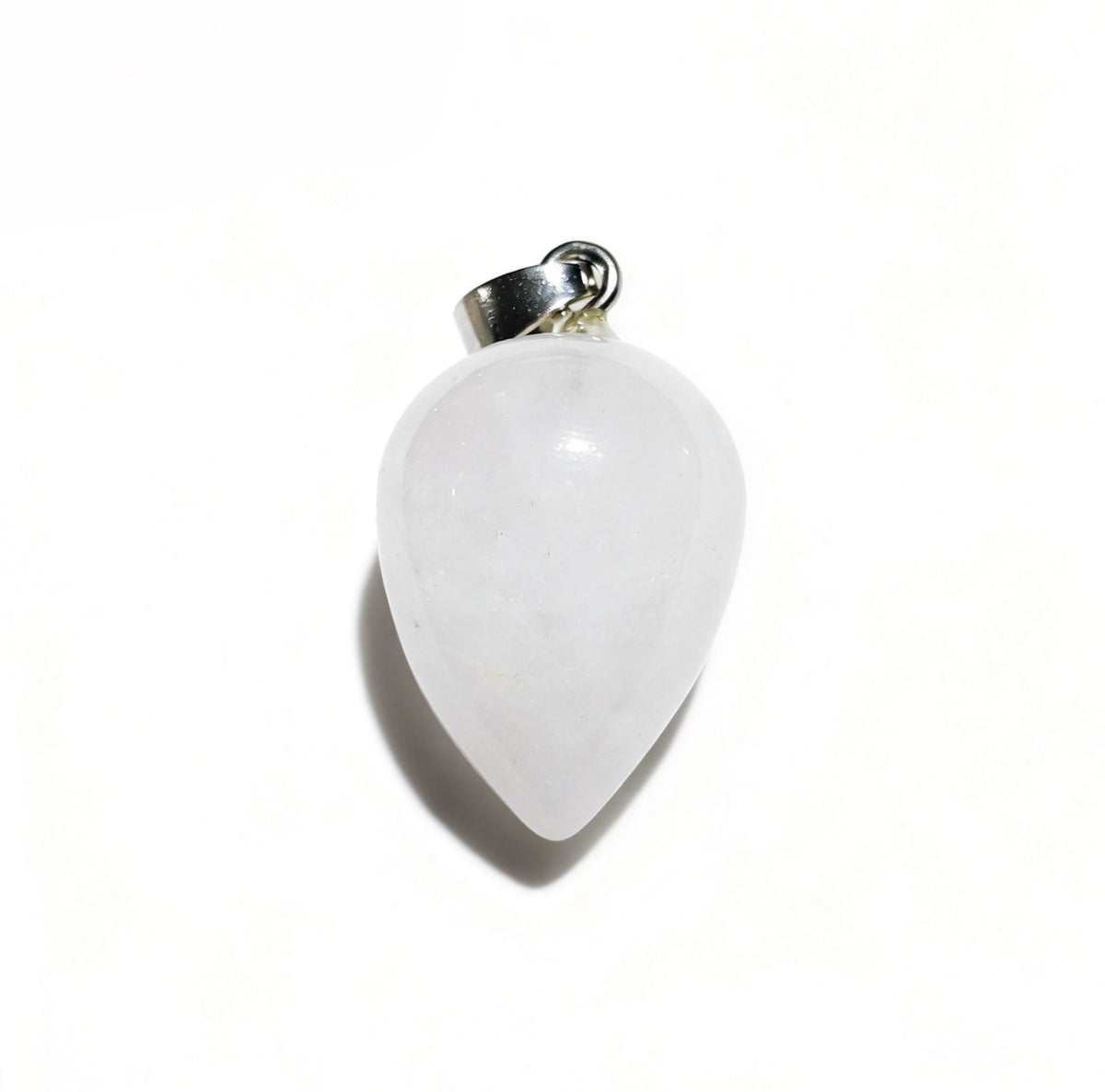 Natural Crystal Water Drop Pendant, Assorted Gemstone Crescent Charms for Jewelry Making