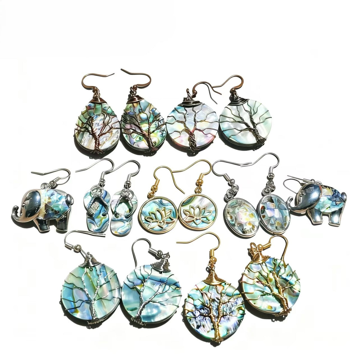 Natural Seashell Earrings Design Personalized For Women Party Gifts