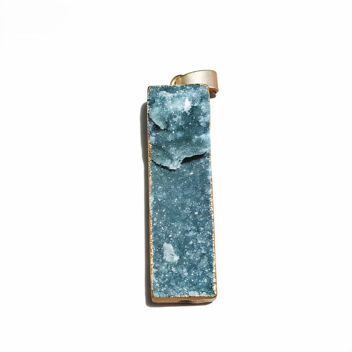 Natural Stone Druzy Agates Pendants for Jewelry Making DIY Necklace