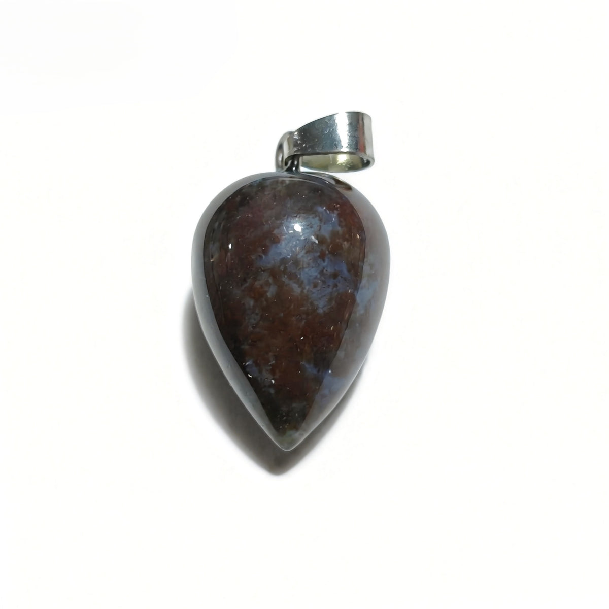 Natural Crystal Water Drop Pendant, Assorted Gemstone Crescent Charms for Jewelry Making