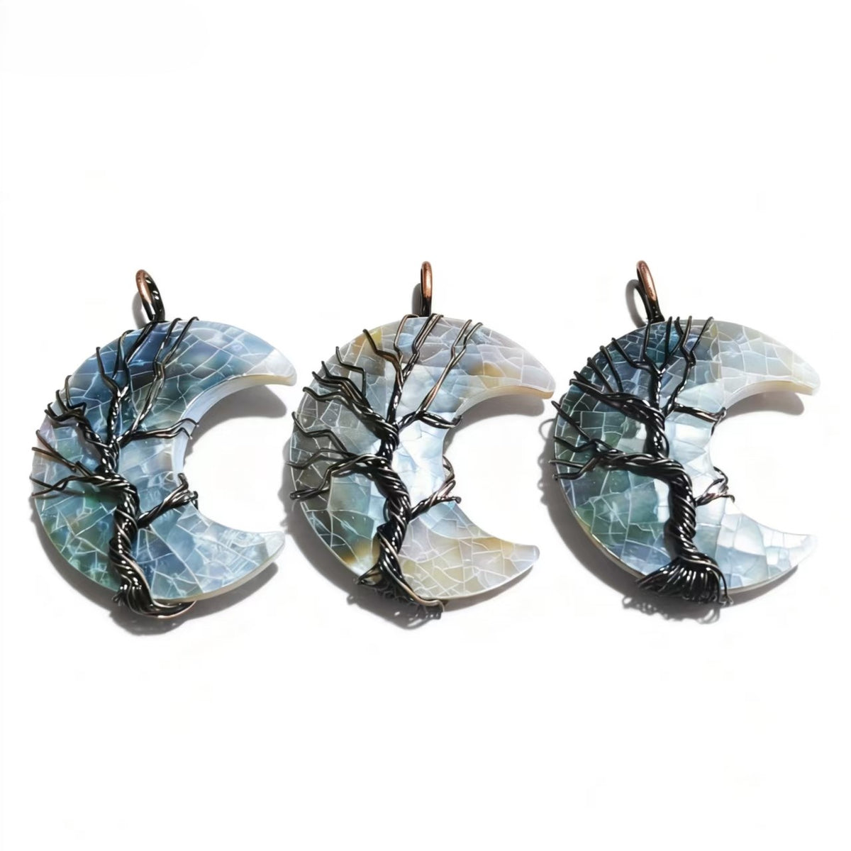Grey Shell Pendants Design Necklace Personalized For Women Party Jewelry Gift