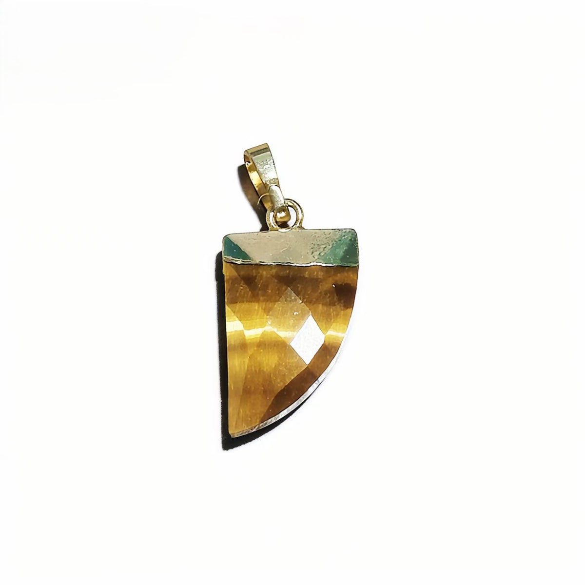 Natural Stone Agates Pendants Knife Shape Charms for DIY Jewelry Making Necklace