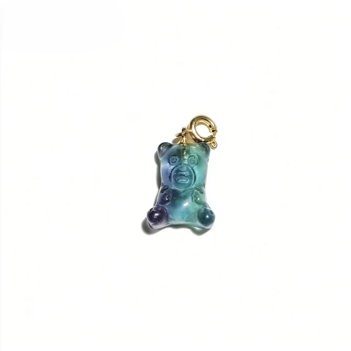 Rainbow Fluorite Gummy Bears Pendants 🌈 Carry the magic of color & calm
