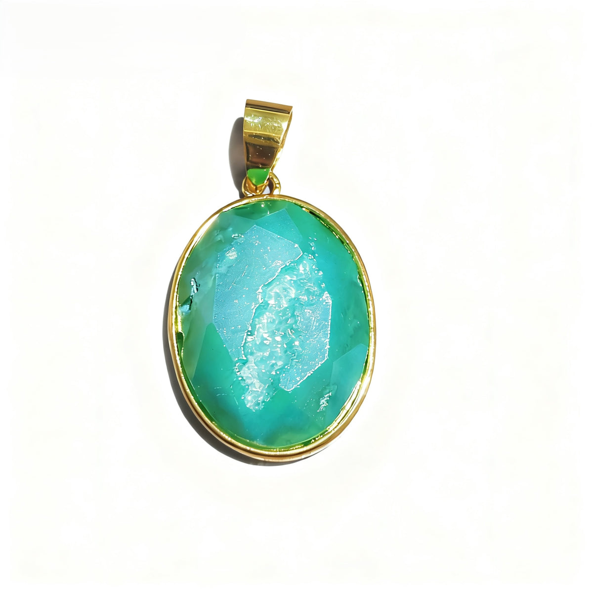 Healing Crystal Oval Pendants, Multi-Stone Gemstone Charms for Necklaces & Bracelets
