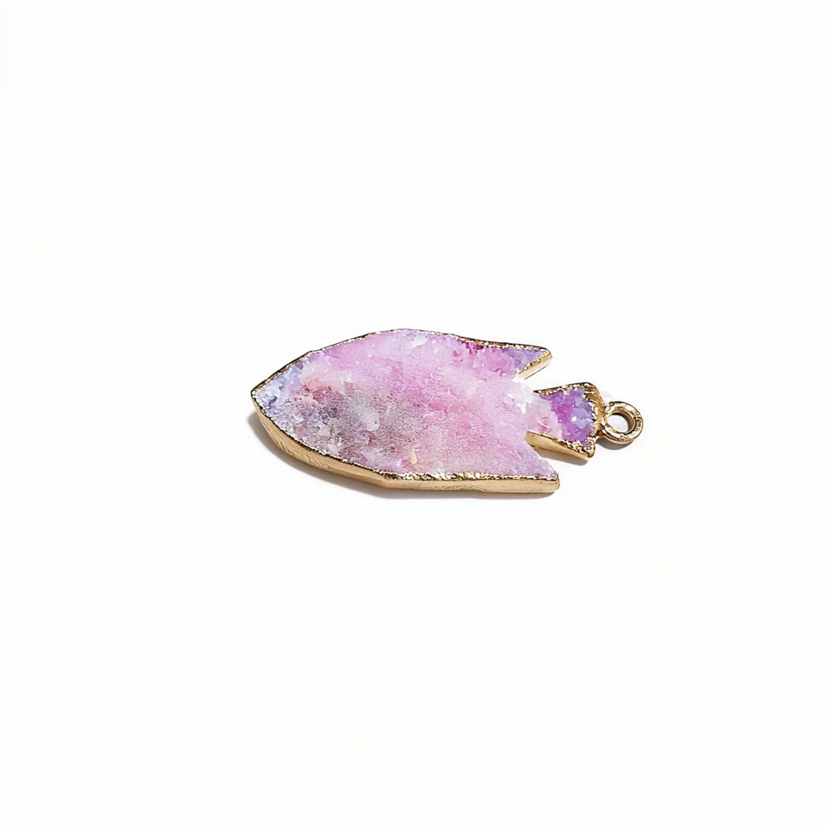 Natural Stone Druzy Agates Pendants for Jewelry Making DIY Necklace