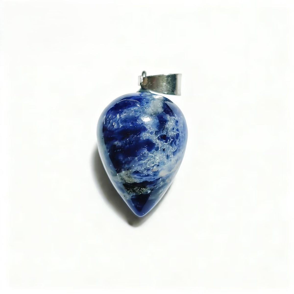 Natural Crystal Water Drop Pendant, Assorted Gemstone Crescent Charms for Jewelry Making