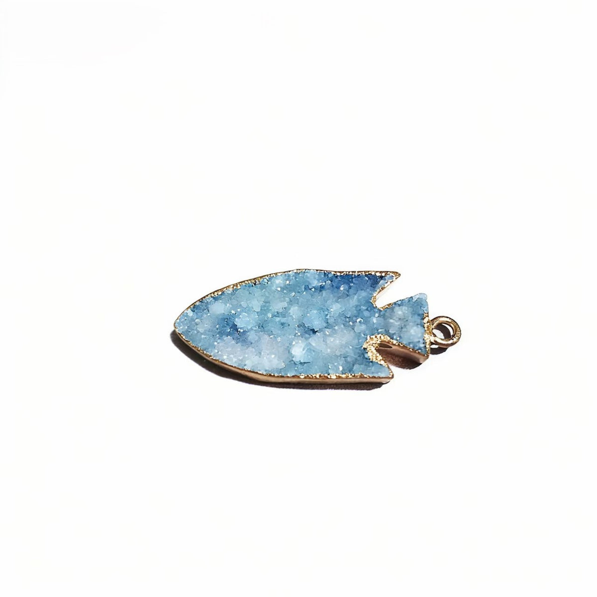 Natural Stone Druzy Agates Pendants for Jewelry Making DIY Necklace