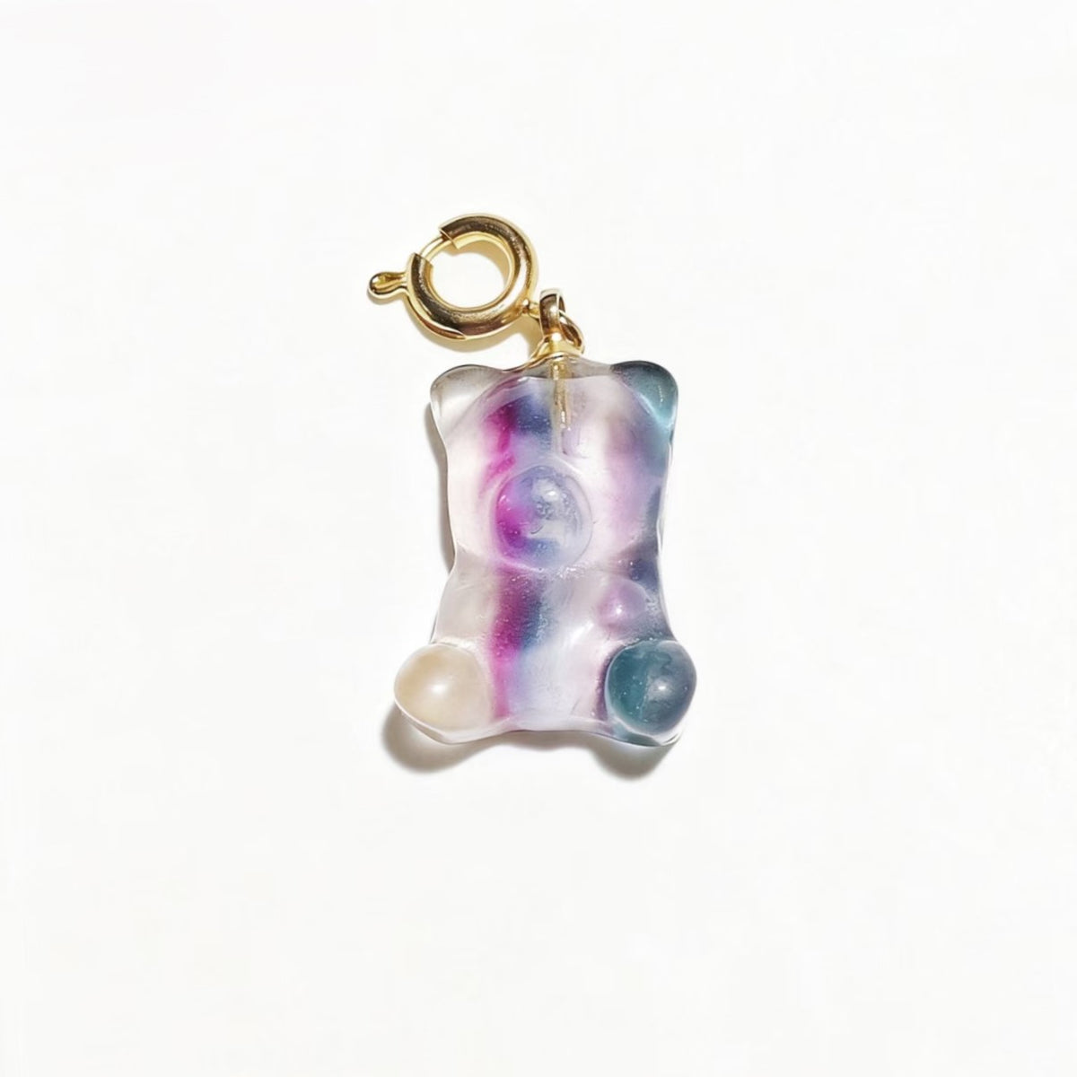 Rainbow Fluorite Gummy Bears Pendants 🌈 Carry the magic of color & calm