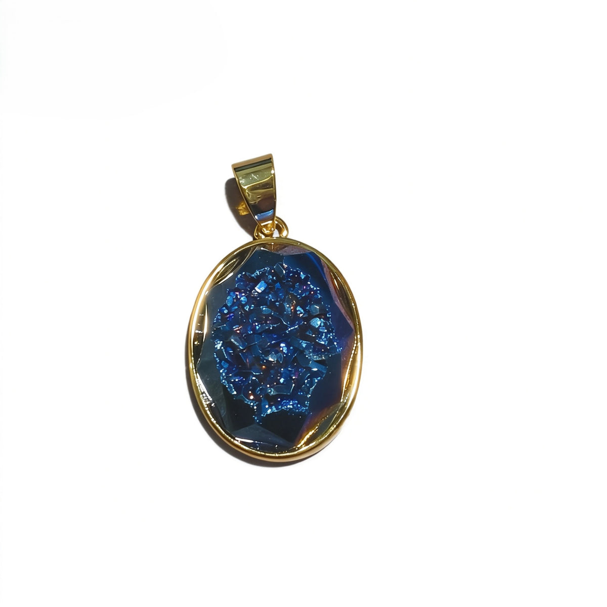 Healing Crystal Oval Pendants, Multi-Stone Gemstone Charms for Necklaces & Bracelets