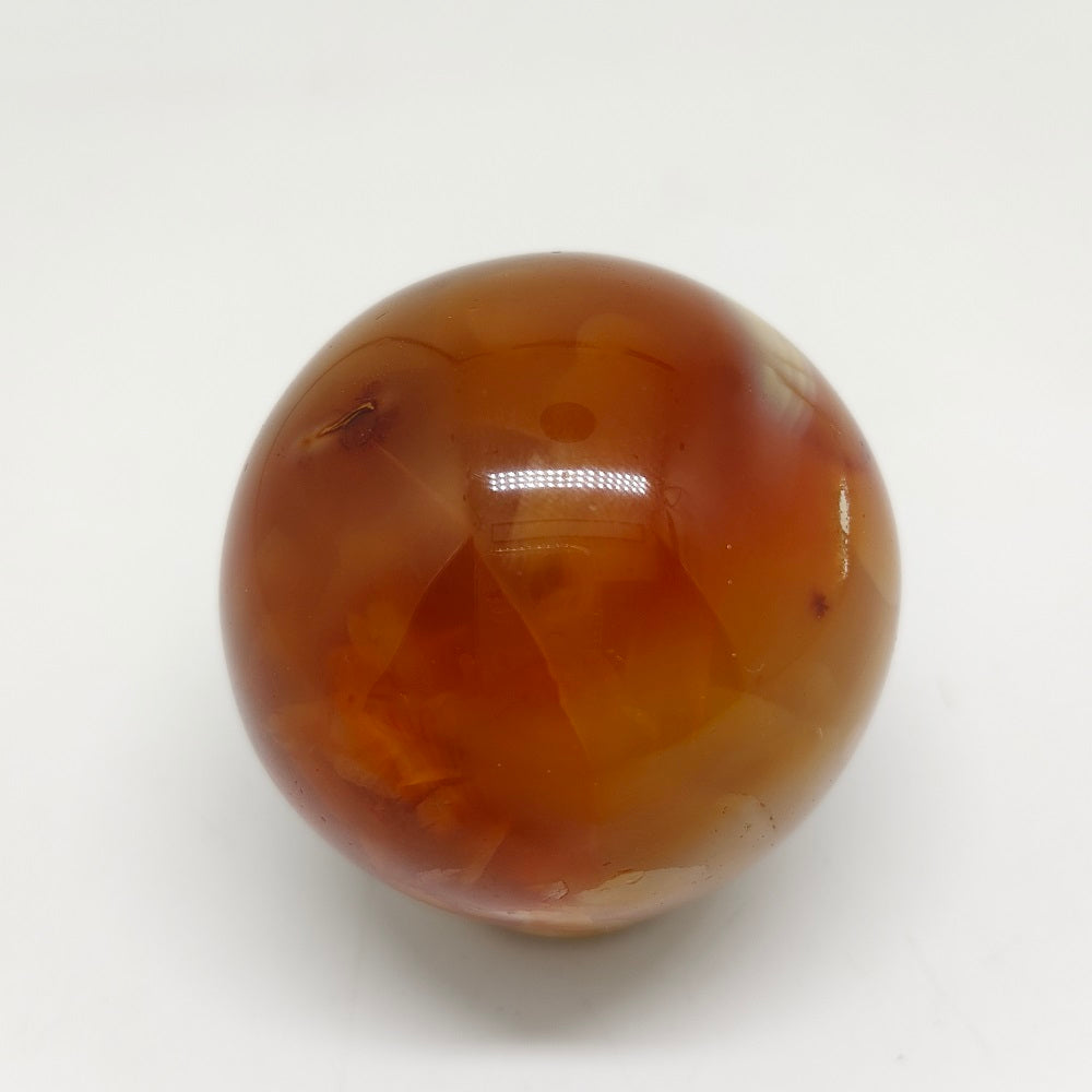 176.4g natural red agate sphere ornaments healing