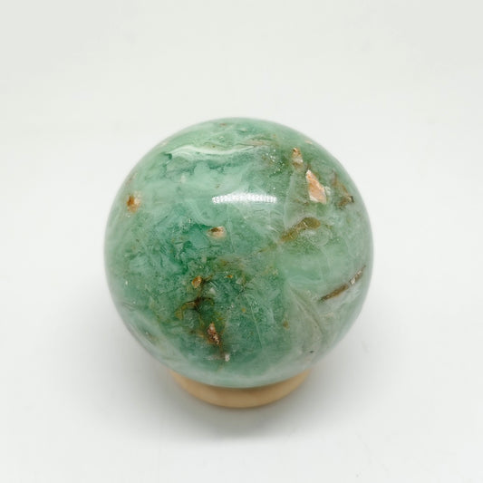 370gnatural green quartz sphere ornaments healing