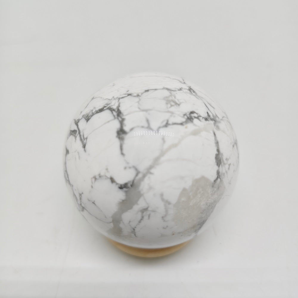 240g natural howlite sphere ornaments healing