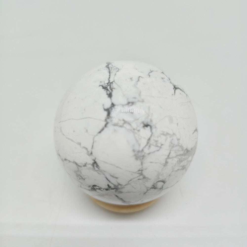 240g natural howlite sphere ornaments healing