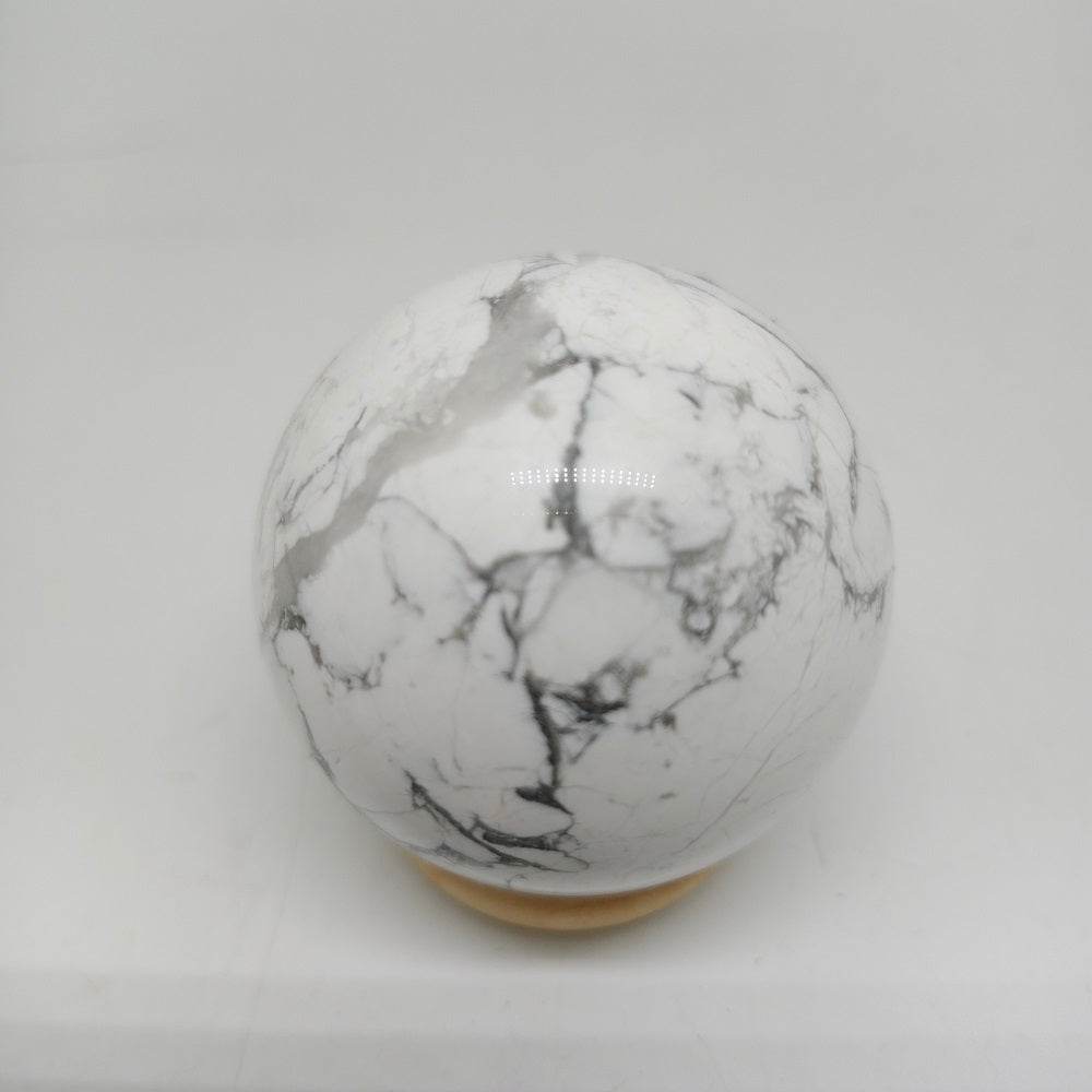 240g natural howlite sphere ornaments healing