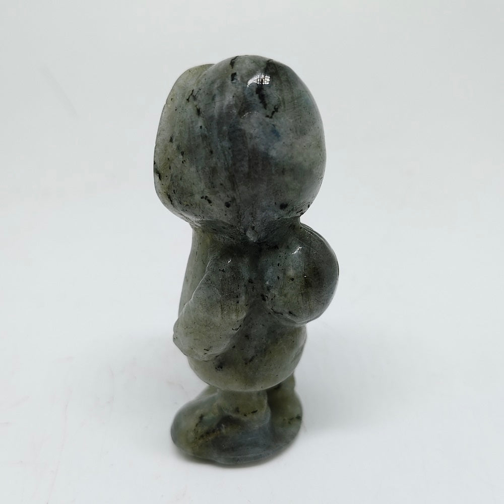 94.2g natural labradorite skull Jack carving ornaments healing