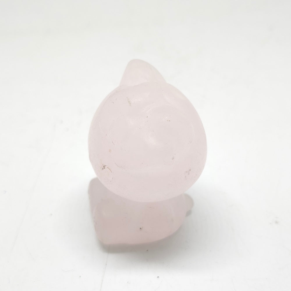 natural pink calcite HK carving ornaments healing 99.2g