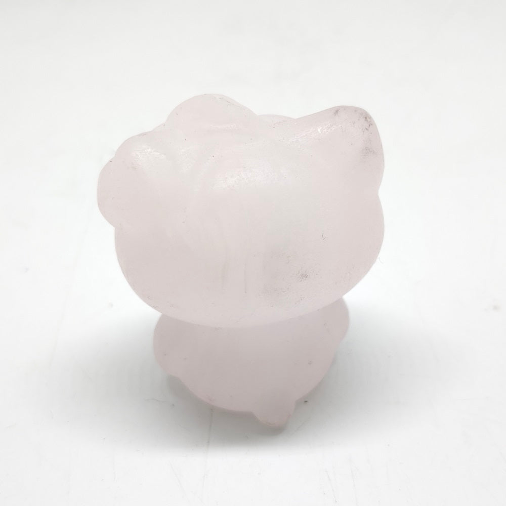 natural pink calcite HK carving ornaments healing 104.8g
