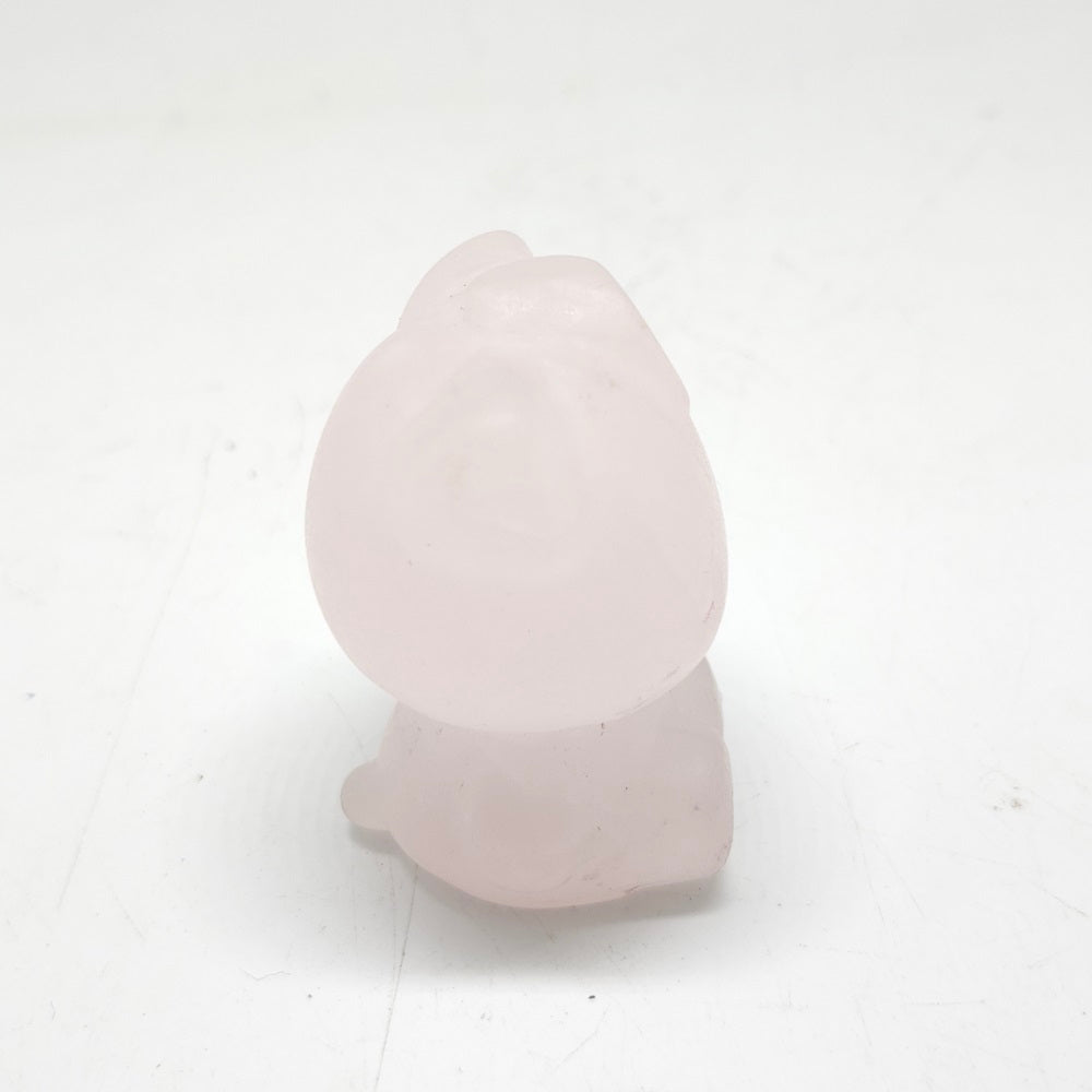 natural pink calcite HK carving ornaments healing 99.2g