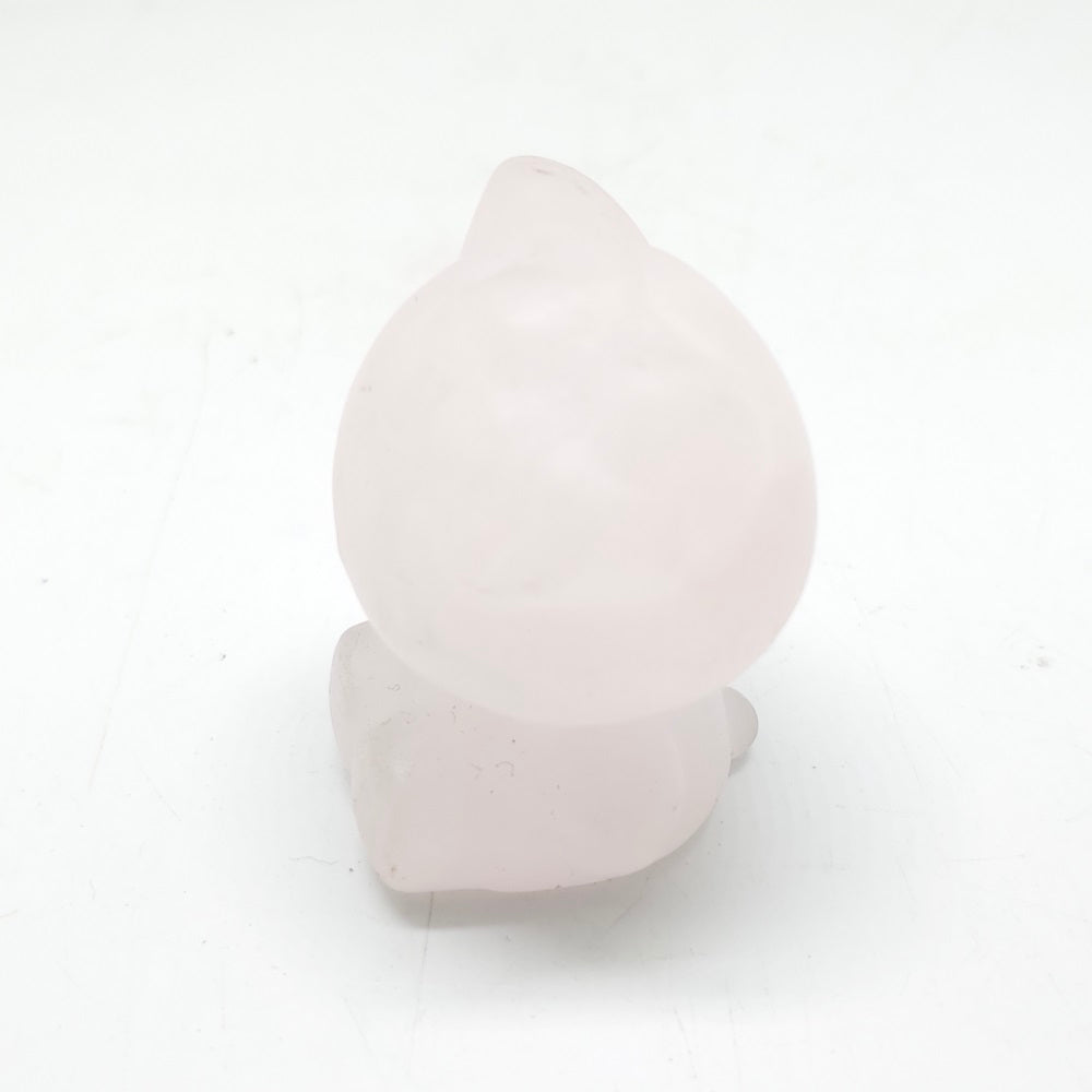 natural pink calcite HK carving ornaments healing 104.8g