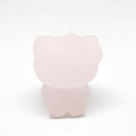 natural pink calcite HK carving ornaments healing 99.2g